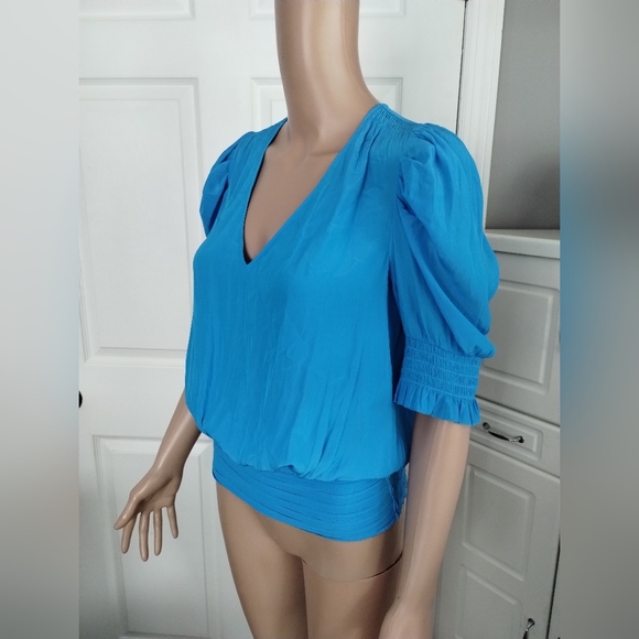 Ramy Brook Flora Puff Sleeve Top SP - Picture 2 of 9